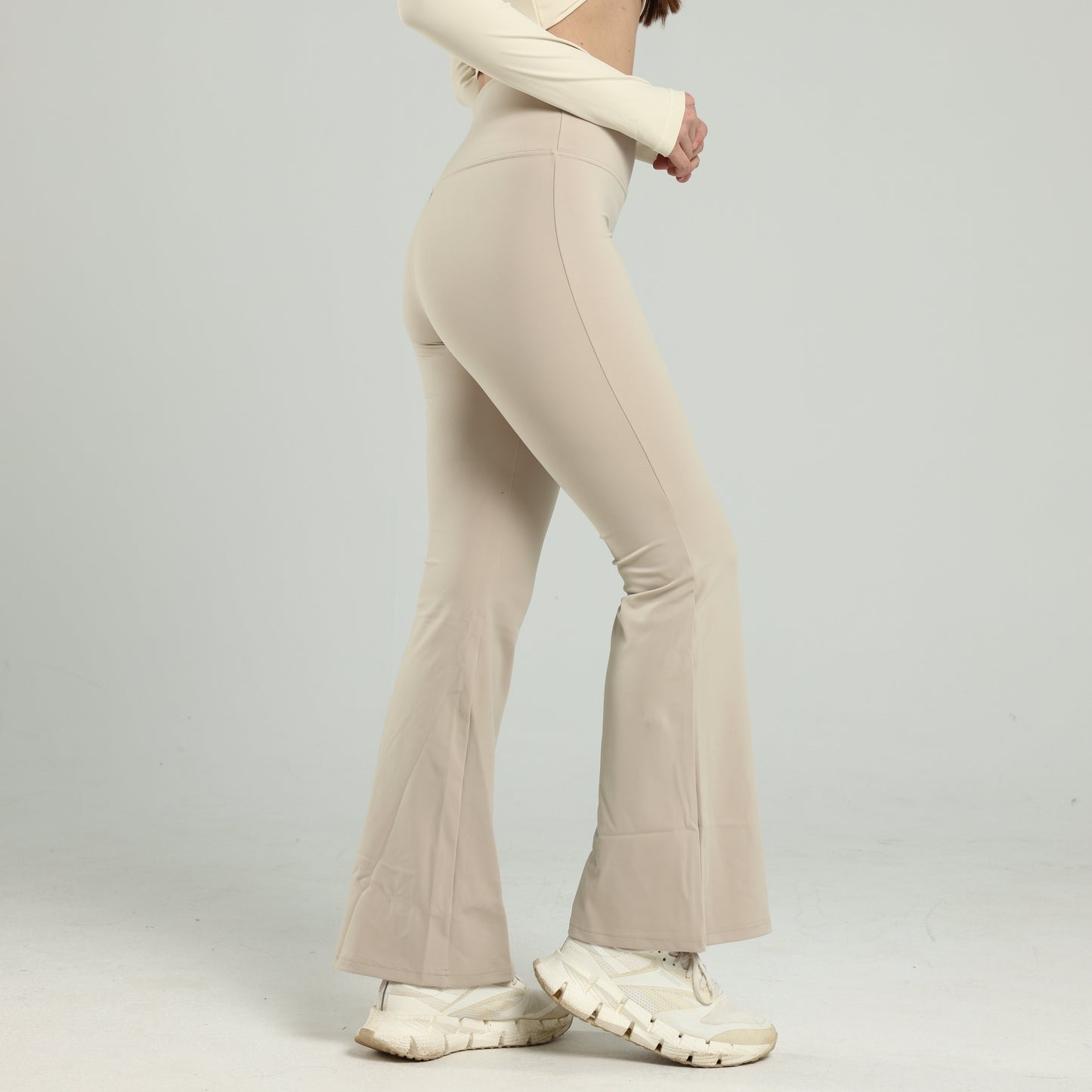 Khaki Flare Pants